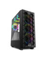 Sharkoon RGB HEX, tower housing (Kolor: CZARNY, tempered glass side panel) - nr 10