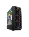 Sharkoon RGB HEX, tower housing (Kolor: CZARNY, tempered glass side panel) - nr 30