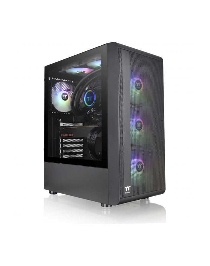 Thermaltake S200 TG ARGB, tower housing (Kolor: CZARNY, tempered glass) główny