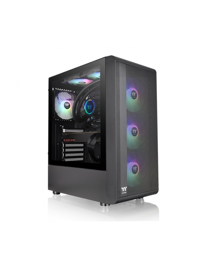 Thermaltake S200 TG ARGB, tower housing (Kolor: CZARNY, tempered glass) główny