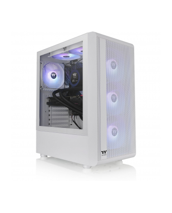 Thermaltake S200 TG ARGB Snow, tower case (Kolor: BIAŁY, tempered glass)