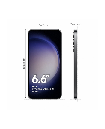Samsung Galaxy S23+ - 6.6 - 256GB - System Android 13 - 8GB - phantom Kolor: CZARNY