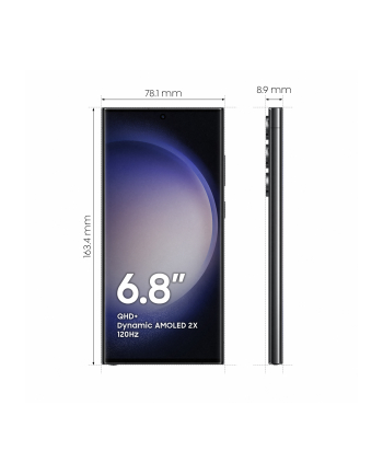 SAMSUNG Galaxy S23 Ultra 256GB, Cell Phone (Phantom Black, System Android 13, 8GB)