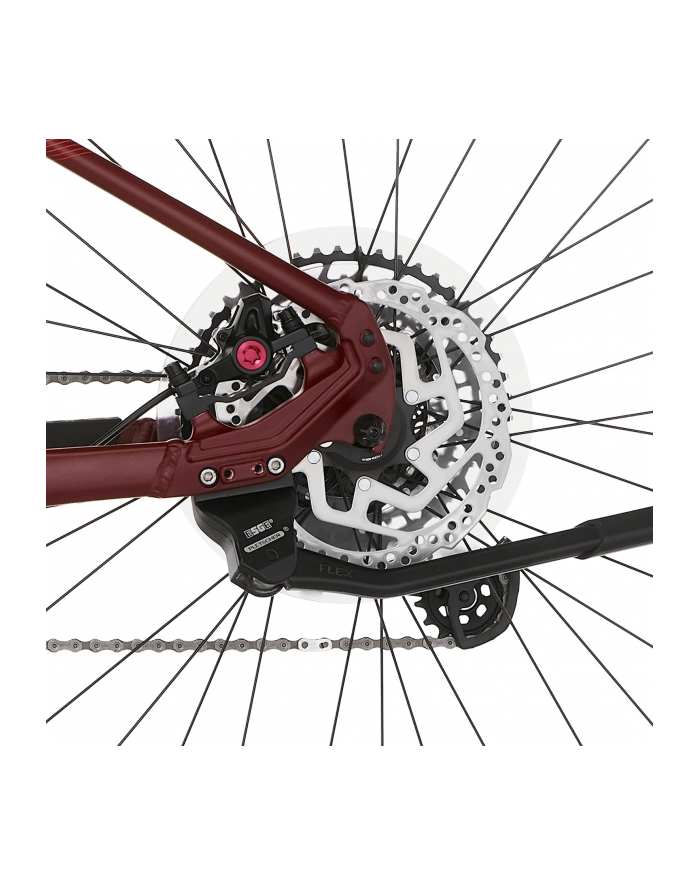 fischer die fahrradmarke FISCHER Bicycle Montis 7.0i (2023), Pedelec (red, 28'', 48 cm frame) główny