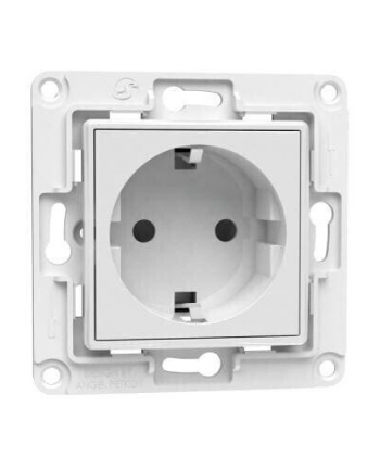 Shelly wall socket (wersja europejska) (Kolor: BIAŁY, flush-mounted)