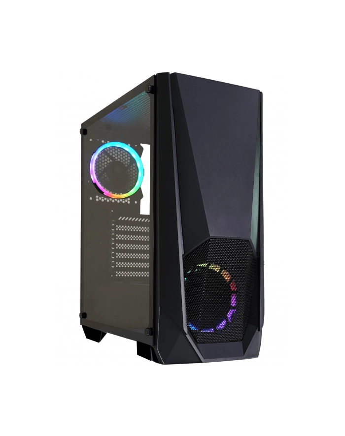 Xilence Xilent Blast, tower case (Kolor: CZARNY, tempered glass) główny