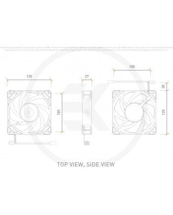 EKWB EK-Loop Fan FPT 120 D-RGB - Kolor: CZARNY, case fan (Kolor: CZARNY)