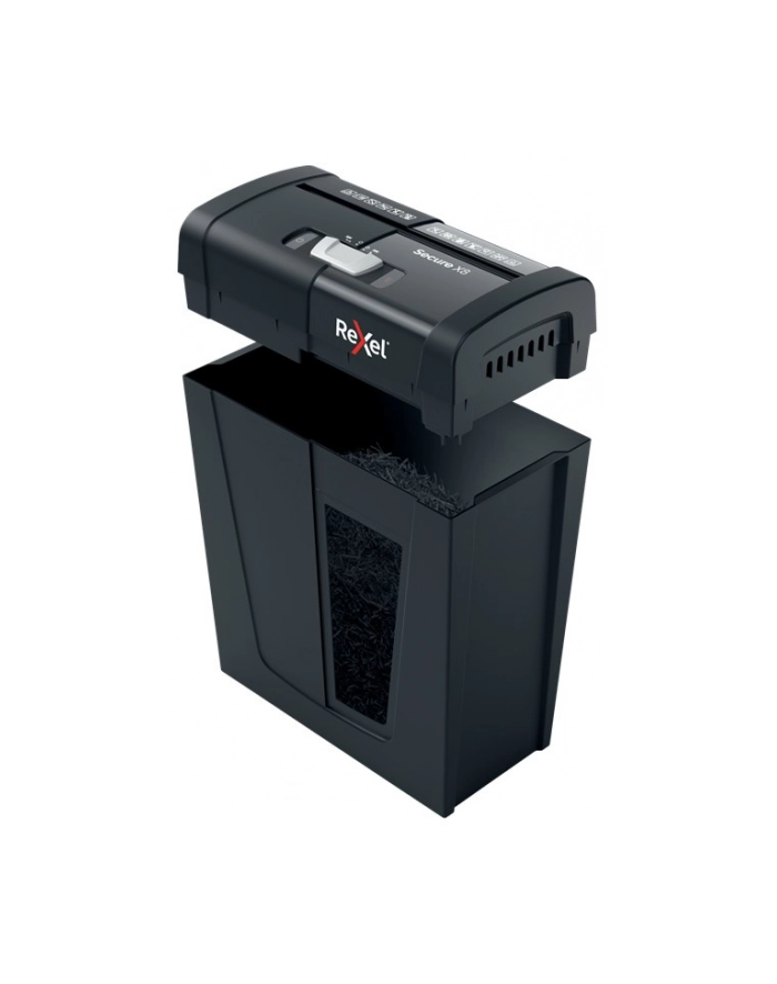 Niszczarka Rexel Secure X8 (P-4), 8 kartek, 14 l kosz główny
