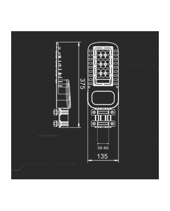 Oprawa V-TAC SKU21956 VT-34ST-N 4000K 30W 4050lm