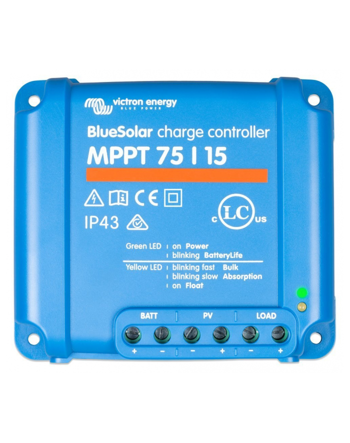 Victron Energy Regulator ładowania Blue Solar MPPT 75V/15A główny