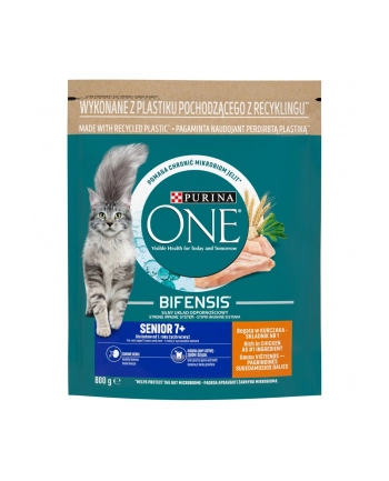 purina nestle Purina ONE SENIOR 7+ Bogata w Kurczaka i Pełne Ziarna 800g