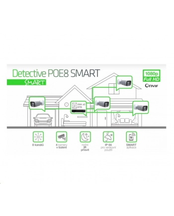 System Kamer Evolveo Detective Poe8 Smart (Det Poe8)
