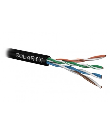 Solarix Kabel Lan Utp kat. 5e 100m/box zewnętrzny (SXKD5EUTPPE)