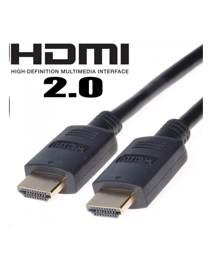 Premiumcord HDMI 2.0 High Speed + Ethernet kabel, zlacené konektory, 1m (PRC) główny