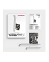 axagon PCES-SJ2 Kontroler PCIe 2x wewnętrzny port SATA 6G, chipset JMB582 SP ' LP - nr 11