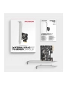 axagon PCES-SJ2 Kontroler PCIe 2x wewnętrzny port SATA 6G, chipset JMB582 SP ' LP - nr 35