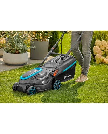GARD-ENA PowerMax 37/1800 G2 Electric Lawn Mower (Kolor: CZARNY/grey, 1,800 watts)