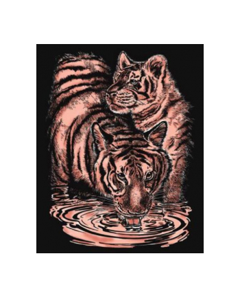 sequin art Artfoil Copper Tiger 0610