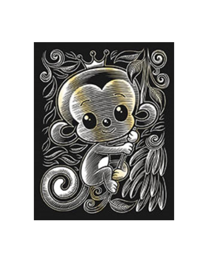 sequin art Artfoil Gold Kawaii Monkey 1623 główny