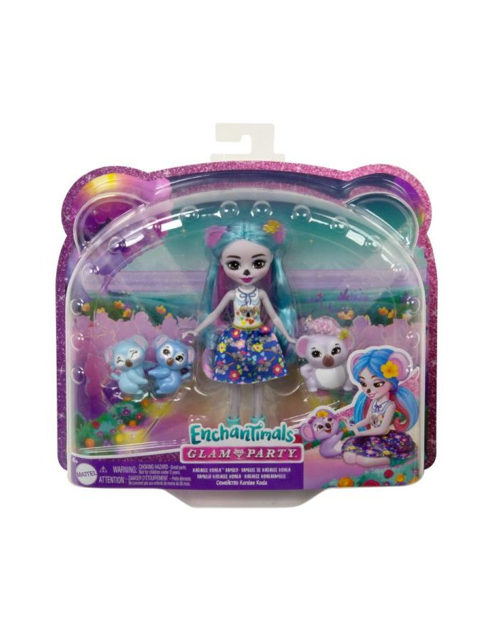 Enchantimals Rodzina Koale Lalka + figurki HNT61 MATTEL główny