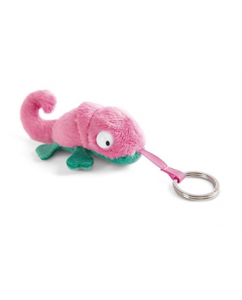 NICI 48962 Brelok pluszowy na klucze kameleon Candymon 8cm różowy GREEN