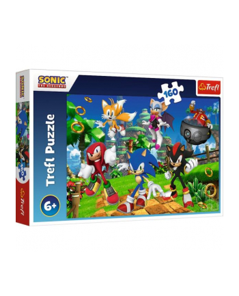 Puzzle 160el Sonic i przyjaciele / SEGA Sonic The Headgehod 15421 Trefl