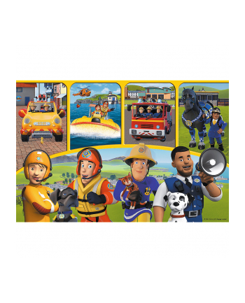 Puzzle 24 Maxi Strażak Sam przyjaciele / Prism A'amp;D Fireman Sam 14356 Trefl nr 1