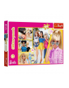 Puzzle 100 Glitter brokatowe Barbie / Mattel Barbie Trefl - nr 1