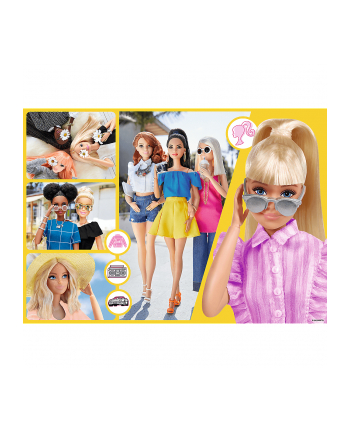 Puzzle 100 Glitter brokatowe Barbie / Mattel Barbie Trefl