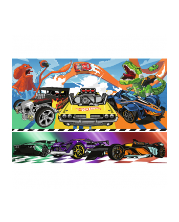 Puzzle 100el Pędzące samochody / Hot Wheels 16466 Trefl