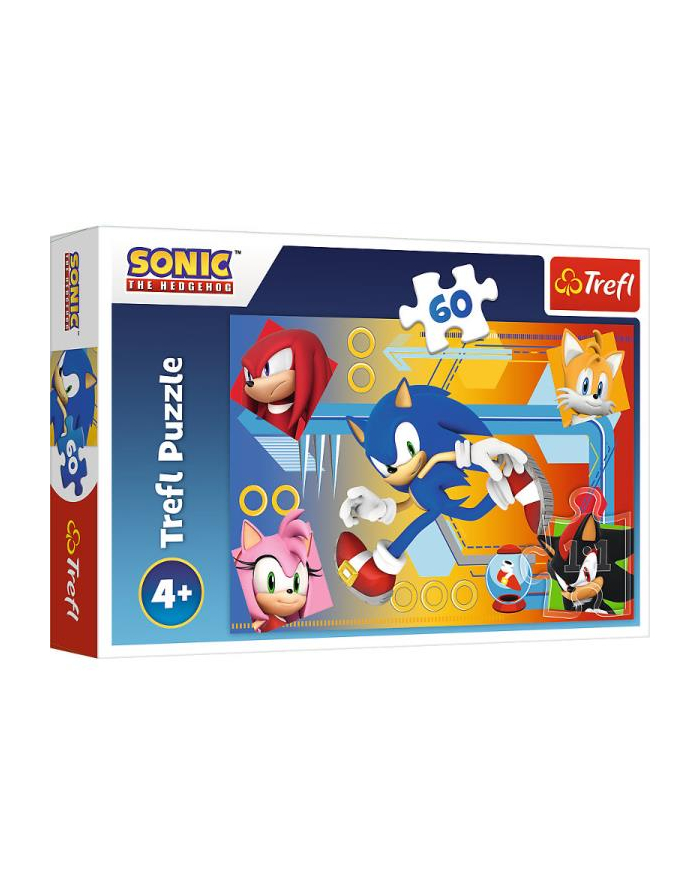 Puzzle 100el Sonic w akcji / Sonic The Headgehog 17387 Trefl główny