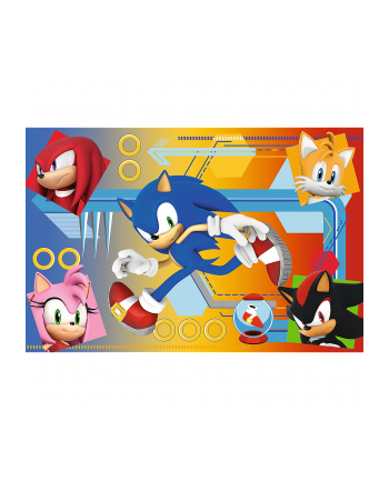 Puzzle 100el Sonic w akcji / Sonic The Headgehog 17387 Trefl
