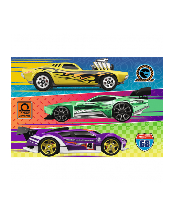 Puzzle 60el Wyścig / Mattel Hot Wheels 17389 Trefl