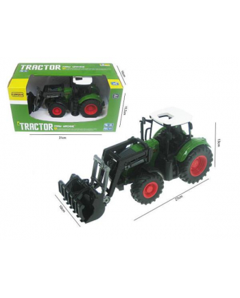 hipo Traktor z osprzętem 27,5cm 9951