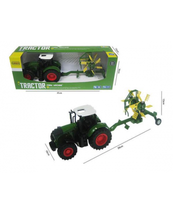 hipo Traktor z przyczepą 38cm 9957