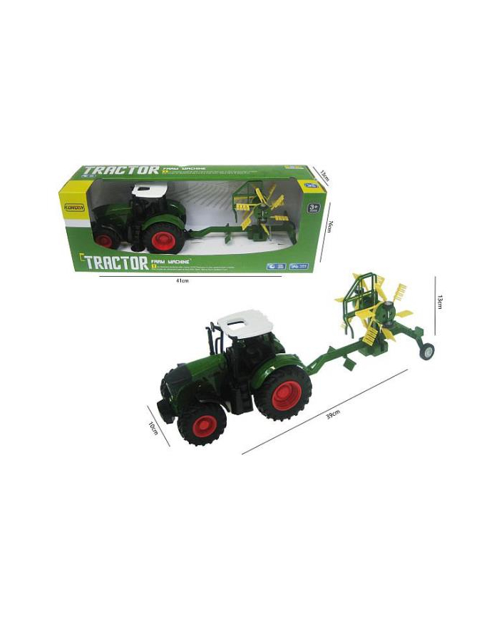 hipo Traktor z przyczepą 38cm 9957 główny