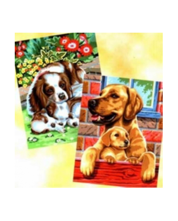 sequin art Painting by Numbers Pairs Junior Dogs 0214
