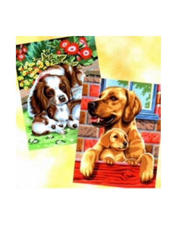 sequin art Painting by Numbers Pairs Junior Dogs 0214 główny