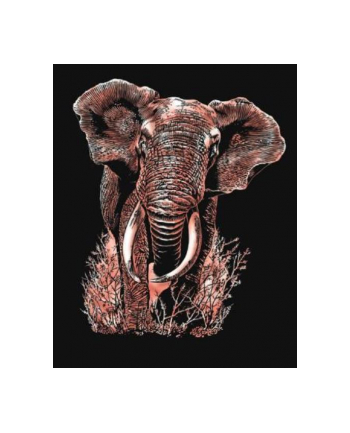 sequin art Artfoil Copper Elephant 0539