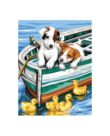 sequin art Junior Painting by Numbers Puppies and Ducks 1332