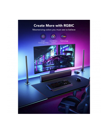 Govee H6047 Gaming Light Bars  Lampy LED  RGBIC, Wi-Fi, Alexa, Google Assistant nr 1