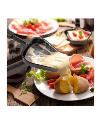 ProfiCook 2in1 Raclette Grill ' Fondue Set PC RG/FD 1245 (Kolor: CZARNY/silver)