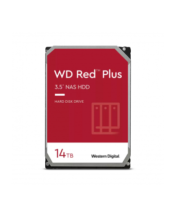 western digital Dysk WD Red Plus 14TB 3,5 cala CMR 512MB/7200RPM Class