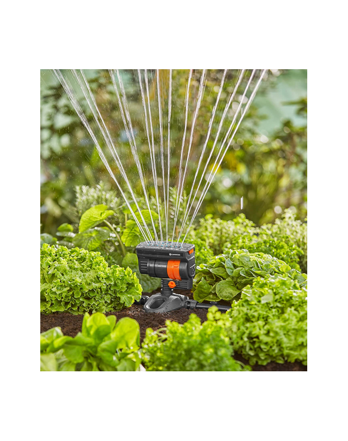 GARD-ENA Micro-Drip-System Square Sprinkler OS 90 (dark grey/orange, model 2023) główny