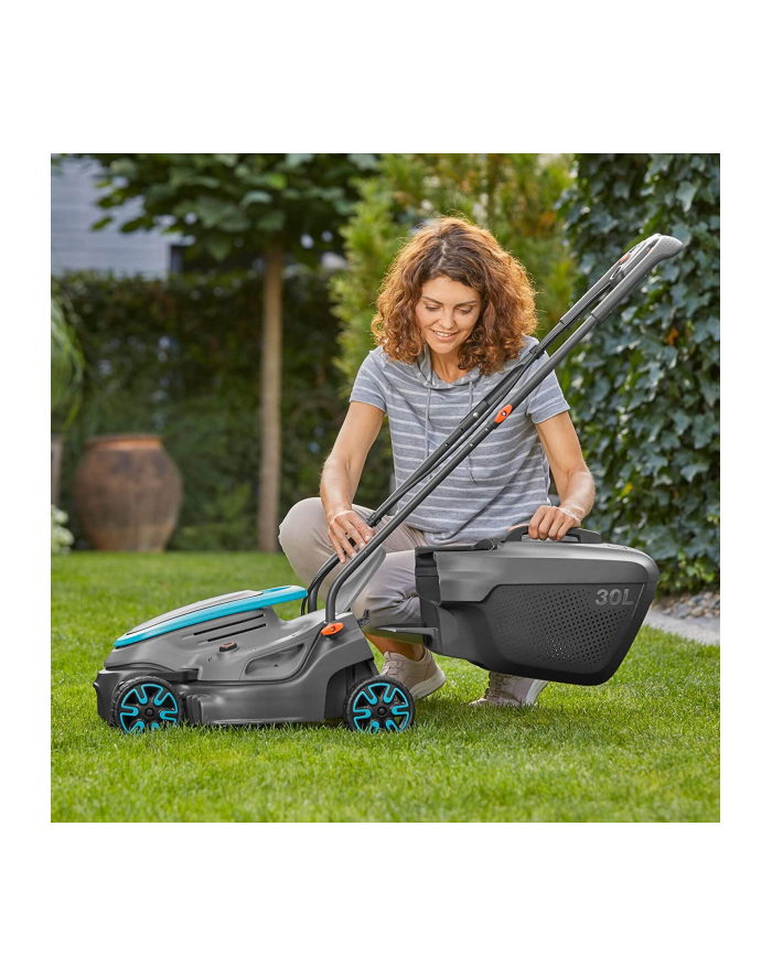 GARD-ENA Cordless Lawnmower PowerMax 32/18V P4A solo, 18V (Kolor: CZARNY/grey, without battery and charger, POWER FOR ALL ALLIANCE) główny