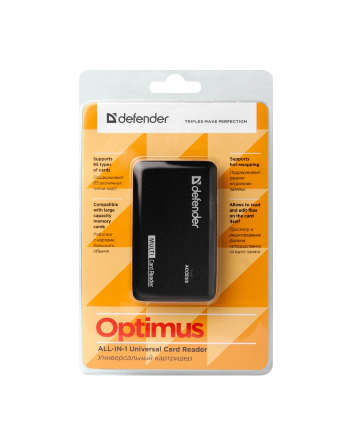 defender Czytnik kart pamięci Optimus USB 2.0 All in One Do 5GB/S główny