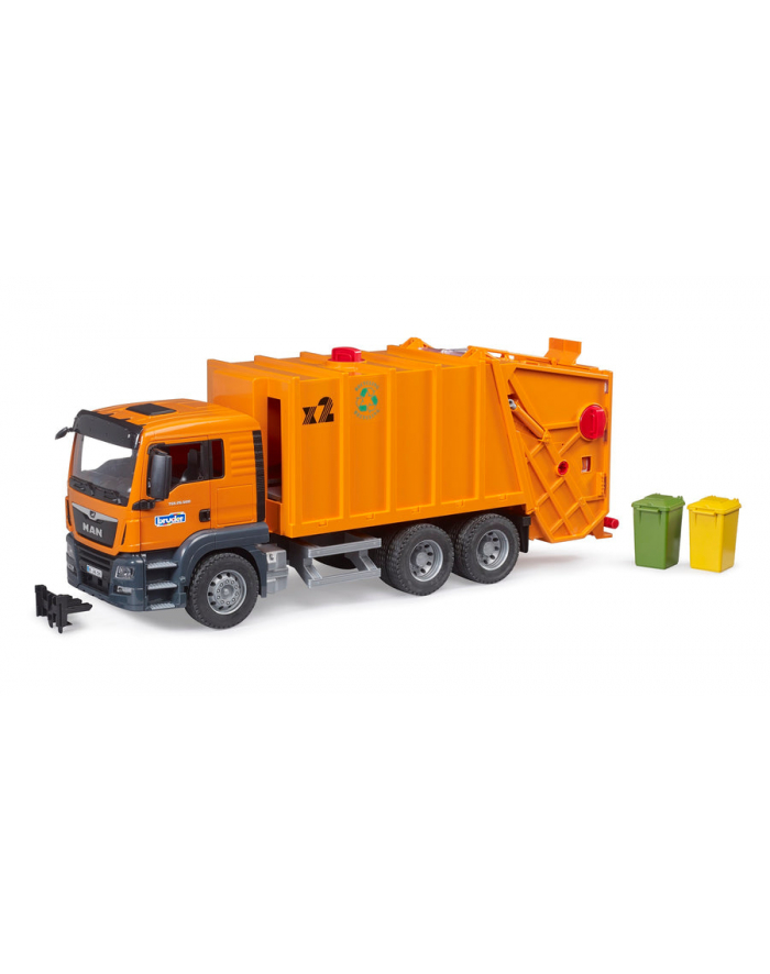 bruder  MAN TGS garbage truck, model vehicle główny