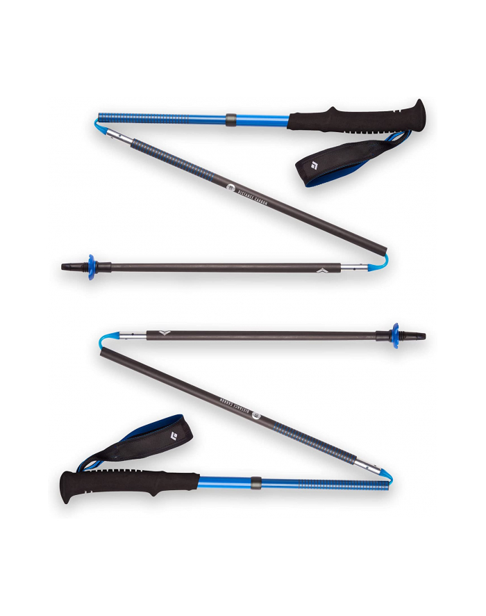 Black Diamond Distance Carbon Z Trekking poles, fitness equipment (blue, 1 pair, 130 cm) główny