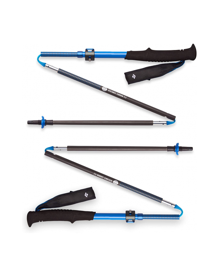 Black Diamond Trekking poles Distance Carbon FLZ, fitness equipment (blue, 1 pair, 110-125 cm) główny