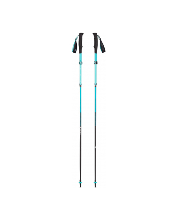 Black Diamond Womens Distance Carbon FLZ Trekking poles, fitness equipment (turquoise, 1 pair, 95-110 cm)